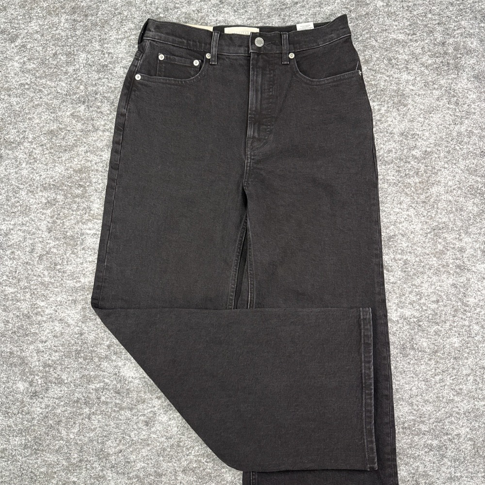 Everlane Black Wide Leg Jeans - Flare Silhouette